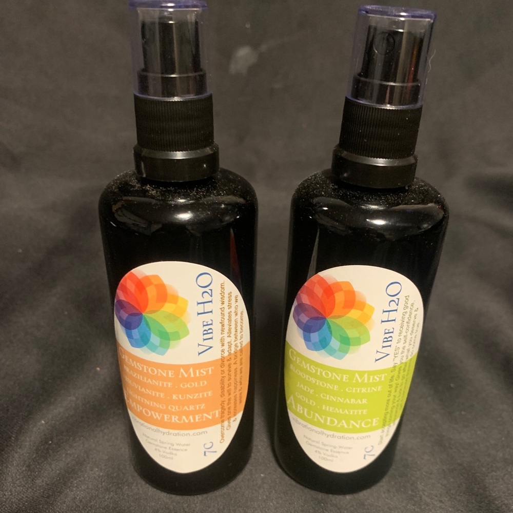 Brand new Two Bottles of Gemstone Mist 100ml each